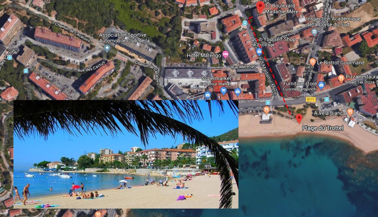 **** Mer Sea 1 A 8 Personnes 80M2 A 120M De La Mer **** Ajaccio  Exteriér fotografie